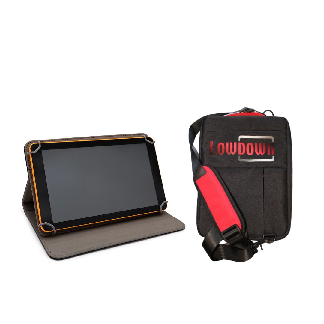 LOWDOWN 2 High-Speed Trail Camera Image and Video Viewer Bundle with LOWDOWN Custom-Fit Shoulder Bag with Padded Compartment and Adjustable Shoulder Strap (Black) (2 Items)