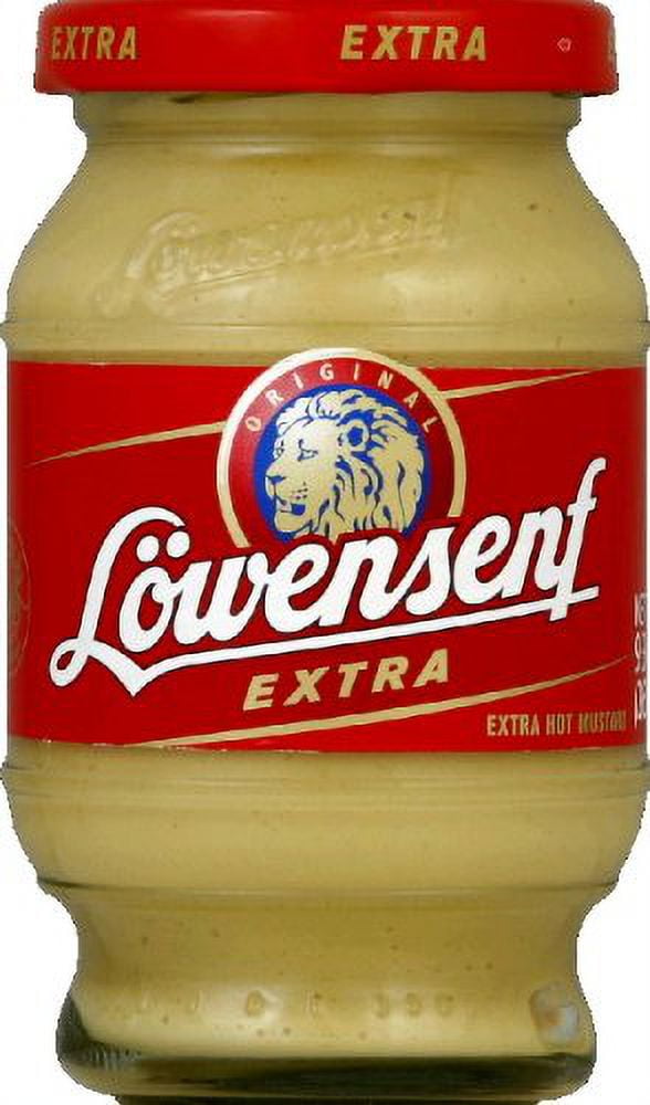 LOWENSENF MUSTARD GERMAN EXTRA HOT 9.3 OZ - Pack Of 6 - Walmart.com