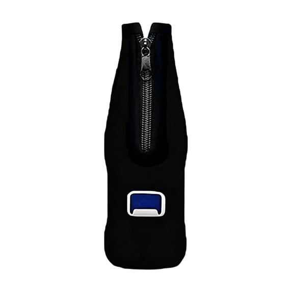 LOWLHOME Beer Bottle Insulators Sleeves, Zip-up Neoprene Insulated Bottle Jacket with Bottle Opener, Built-in 12oz Standard Beer Bottles Covers