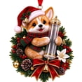 thumbnail image 1 of LOWLHOME Christmas Animals Cash Wallet Ornament, 2D Acrylic Hanging Christmas Tree Ornament, Money Gift Card Holder for Stocking Stuffer Holiday Party Favor Home Decoration, 1 of 5
