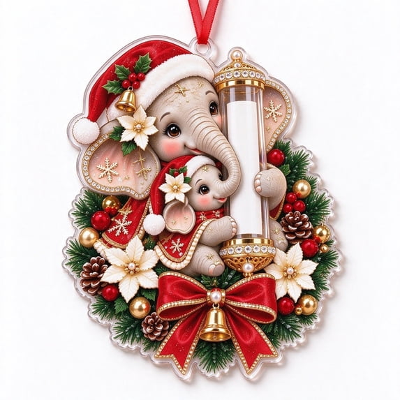 LOWLHOME Christmas Cash Gift Ornament, Adorable Xmas Money Holder for Cashs Gift, Suitable for Tree Hanging Holiday Present Giving