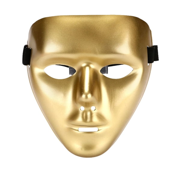 LOWLHOME Full Face Masquerade Masque, Gold Masquerade Mask for Men ...
