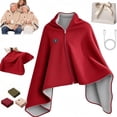thumbnail image 1 of LOWLHOME Heated Shawl Wraps for Women, Rechargeable Cordless Heated Blanket Shawl with 8 Heating Zones & 3 Heating Levels, Wearable Electric Poncho Wrap with Zipper for Home Office Travel, 1 of 7