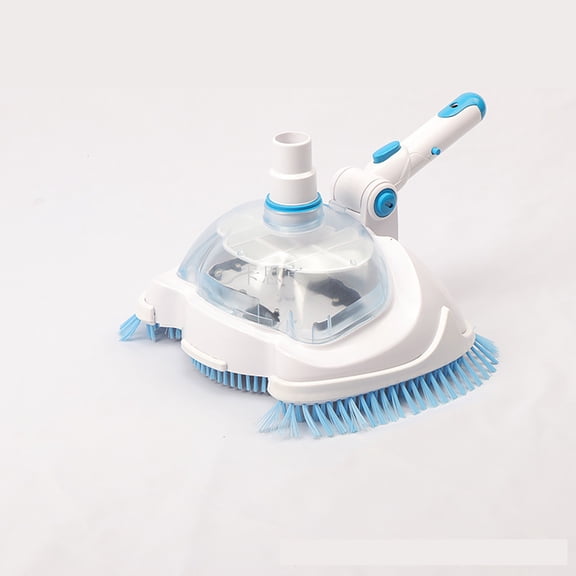 LOWLHOME Swimming Pool Cleaning Tool Suction Head,Transparent Vacuum Head for Pool Cleaner,Heavy Duty Pool Vacuum Head for Inground and Above Ground Pools,Flexible Pool Cleaning Attachment for Hose