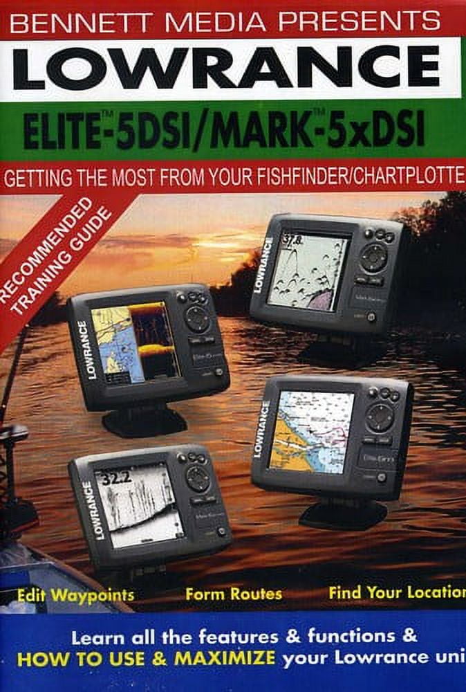 LOWRANCE ELITE5 DSI FISHFINDER / CHARTPLOTTER MARK5x DSI (DVD