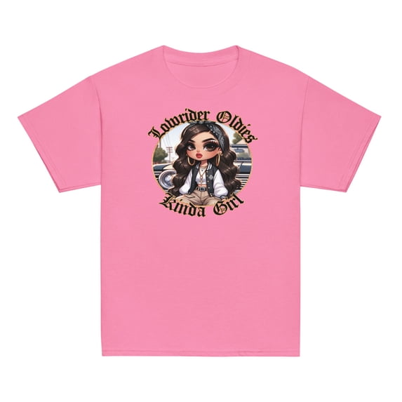 LOWRIDER LATINA LOWRIDER ART KIDS Youth classic tee (Azalea, L)