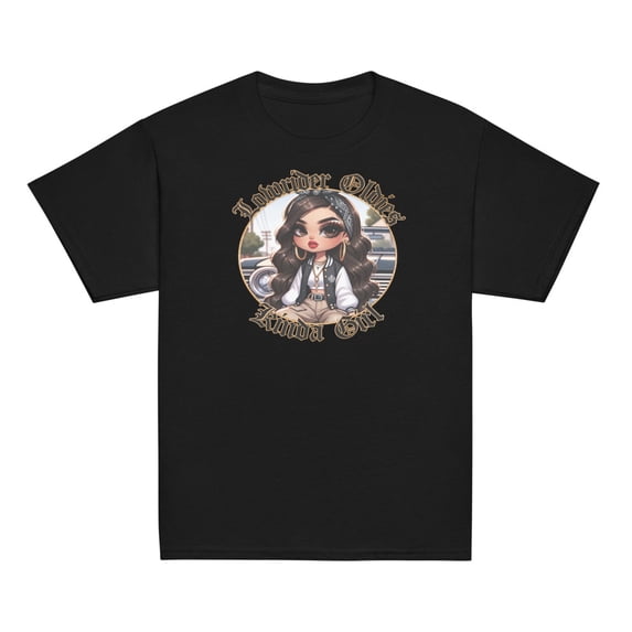 LOWRIDER LATINA LOWRIDER ART KIDS Youth classic tee (Black, XS)