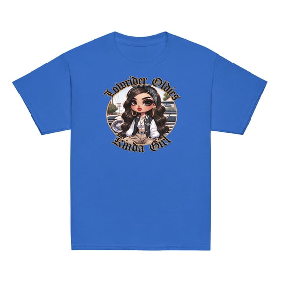 LOWRIDER LATINA LOWRIDER ART KIDS Youth classic tee (Royal, S)