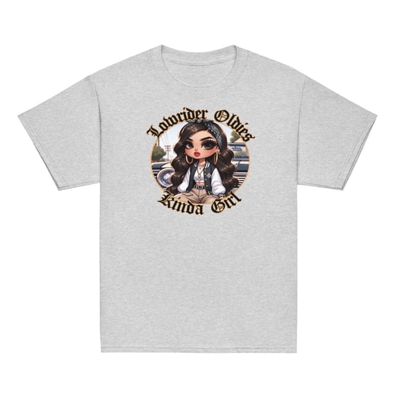 LOWRIDER LATINA LOWRIDER ART KIDS Youth classic tee (Sport Grey, XS)