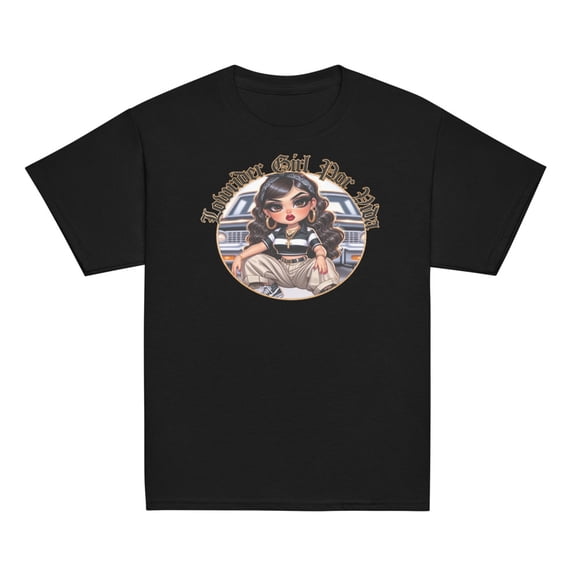 LOWRIDER LATINA LOWRIDER LATIN ART KIDS Youth classic tee (Black, XS)