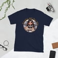 thumbnail image 1 of LOWRIDER POR VIDA LOWRIDER GIRL CHOLA LATINA ART OLDIES OLD SCHOOL Short-Sleeve Unisex T-Shirt (Navy, L), 1 of 2