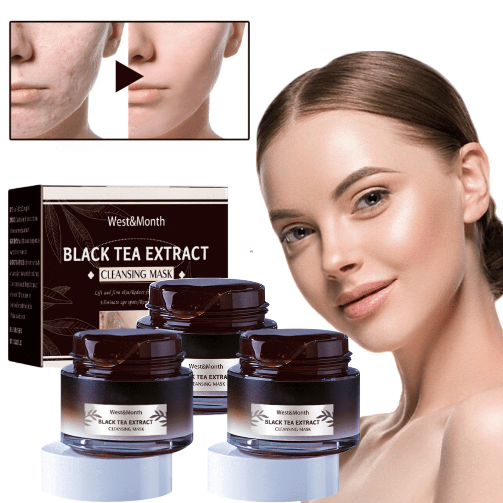 LOYALSE Black Tea Peel Off Mask, Black Tea Mask Peel Tazo, Black Tea