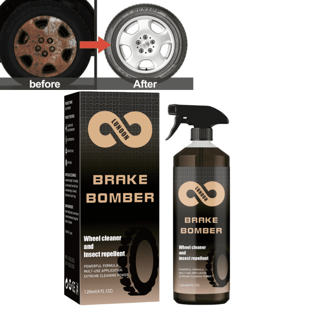  Lamvpker 300ML Brake Bomber Stealth Wheel Cleaner, Perfect for  Cleaning Wheels and Tires, Rim Cleaner & Brake Dust Remover, Safe on Alloy,  Chrome, and Painted Wheels 1PC : Automotive