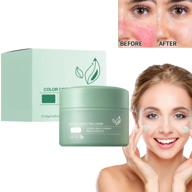 LOYALSE Color Correcting Cream, Green Concealer for Redness, Anti