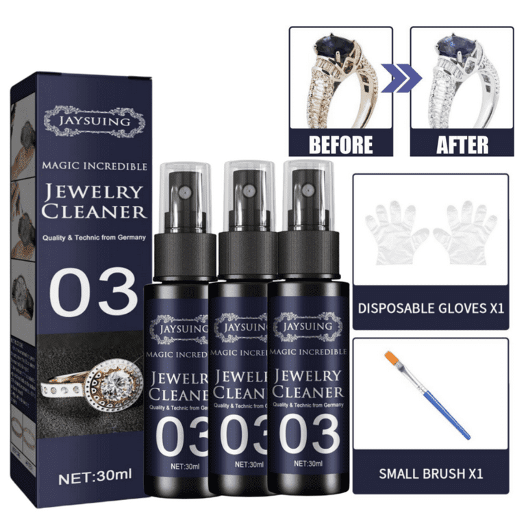 Jewelry Cleaner Solution, Jewelry Cleaner Spray, Instant Shine