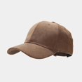 thumbnail image 1 of XMHJSMD Men Women Classic Low Profile Hats Baseball Adjustable Caps for Men And Women(Brown,One Size), 1 of 5