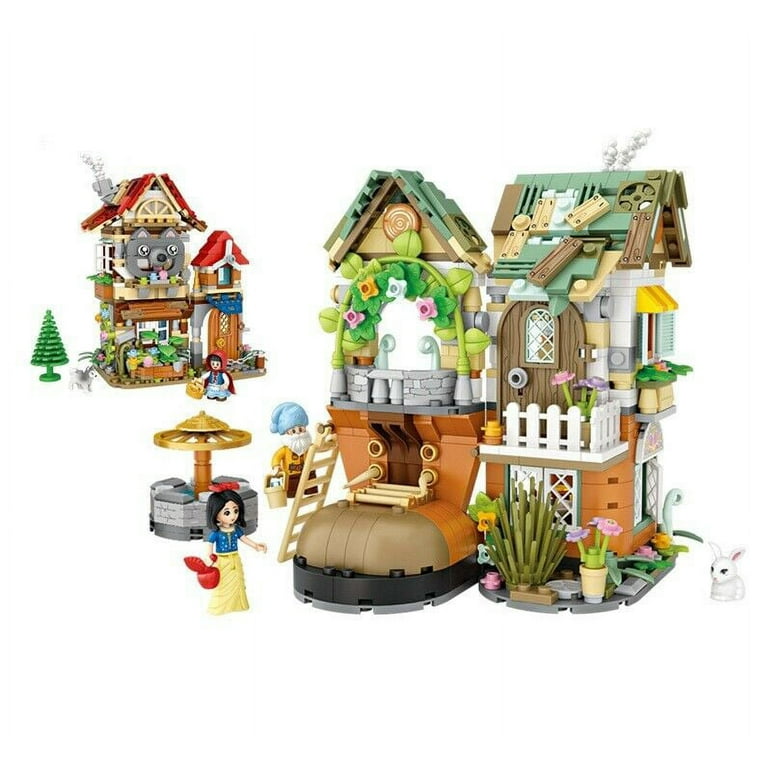 LOZ Mini Blocks Building Bricks Fun Fairy Tale Toys for Children Juguetes Anime Kids Gifts Girls Present Forest Cabin 1225 1226