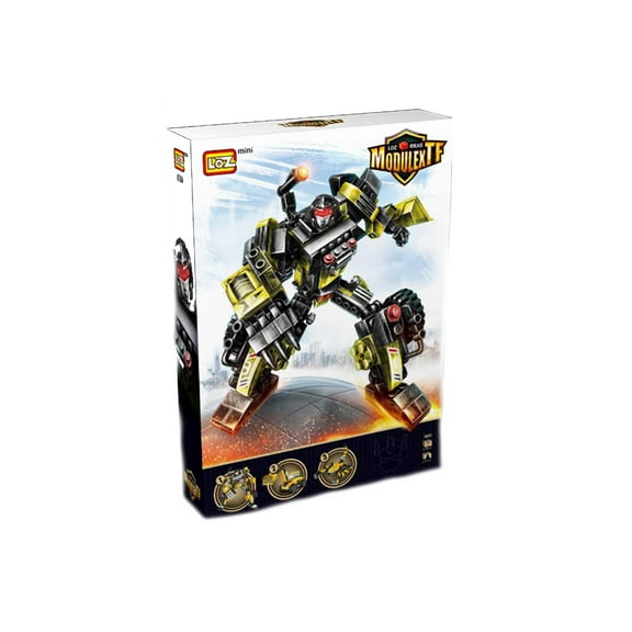 LOZ Mini Blocks Transformation Truck Crane Car Robot 1821 238 pcs
