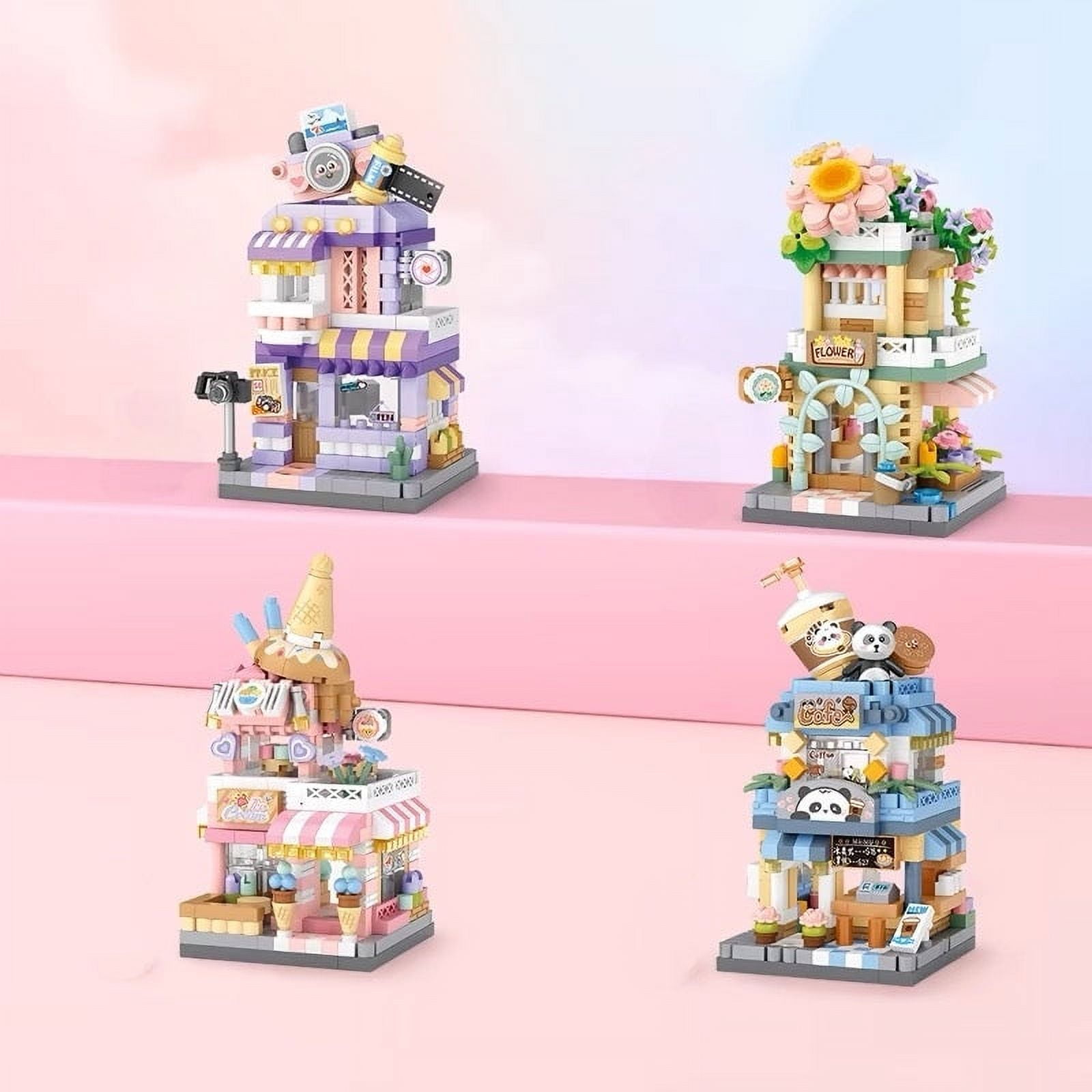LOZ mini Blocks Kids Building Toys DIY Bricks Sweet Street LOZ mini Blocks Kids Building Toys DIY Bricks Sweet Street