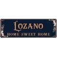 thumbnail image 1 of LOZANO Home Sweet Home Victorian Look Gift 6x18 Metal Sign 206180046547, 1 of 1
