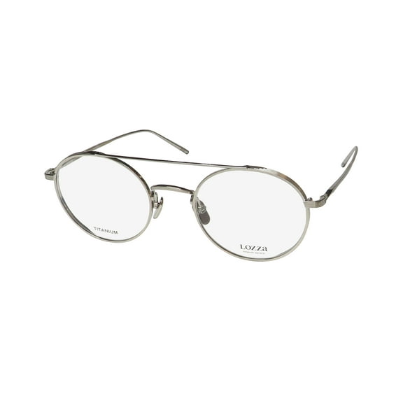 LOZZA VL2347 TITANIUM EYEGLASS FRAME/GLASSES OVAL SHAPE ALLERGY FREE METAL MENS
