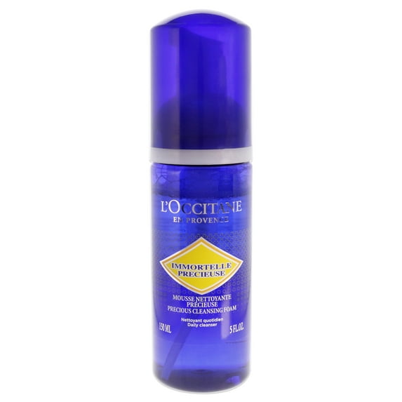 LOccitane Immortelle Precious Cleansing Foam Cleanser, 5 oz