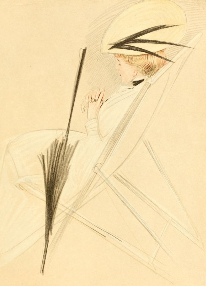 LOmbrelle Canvas Art - Paul Csar Helleu (24 x 36)