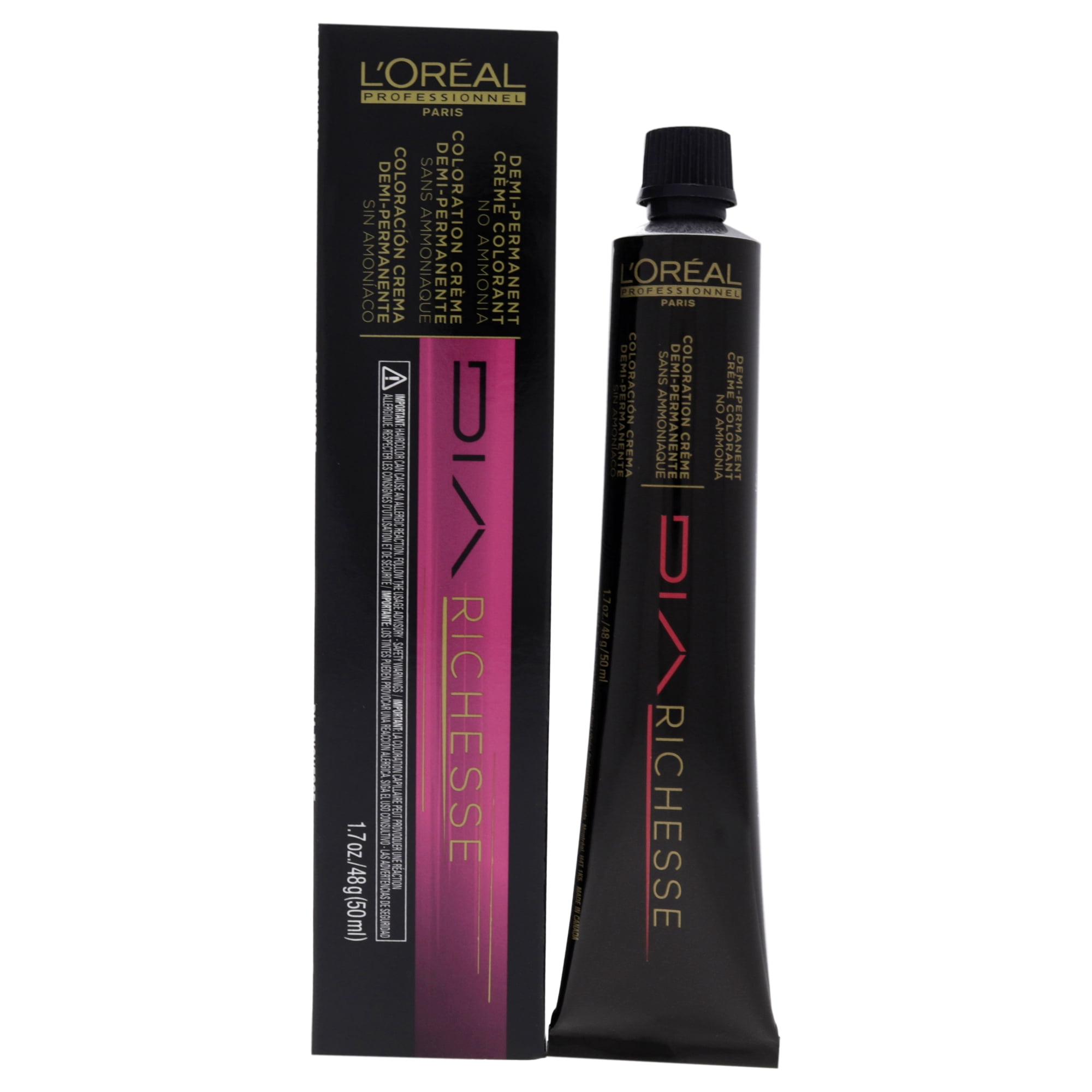 6/6N L'oreal Pro DIA Richesse Demi-Permanent Tone-on-Tone Creme Hair Color  Dye (Ammonia-Free)