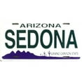 thumbnail image 1 of LP - 1063 AZ Arizona Sedona License Plate - 1666, 1 of 1