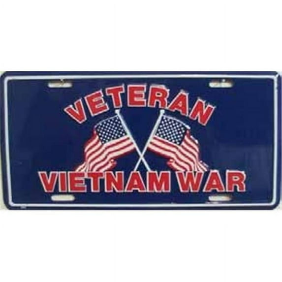 LP - 121 Vietnam War Veteran License Plate - 593