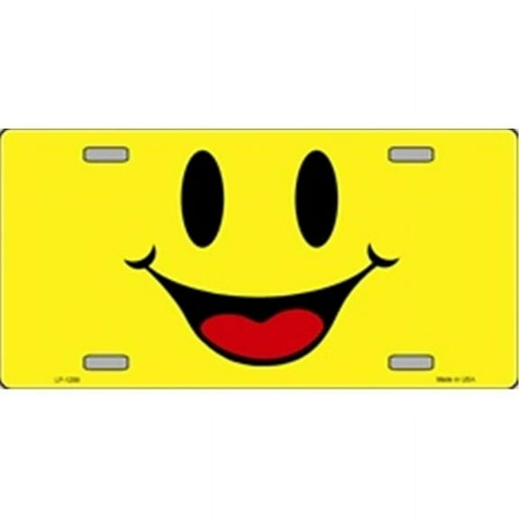 LP-1299 Happy Smiley License Plate- 68
