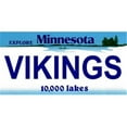 thumbnail image 1 of LP-2048 Minnesota State Background License Plates- Vikings, 1 of 1
