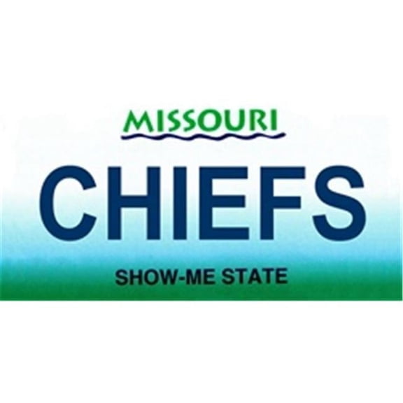 LP-2049 Missouri State Background License Plates- Chiefs