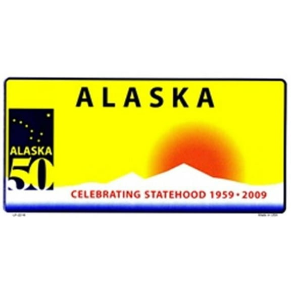 LP-2216 Alaska State Background Blanks Flat- Automotive License Plates Blanks for Customizing