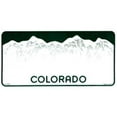 thumbnail image 1 of LP-2220 Colorado State Background Blanks Flat- Automotive License Plates Blanks for Customizing, 1 of 1