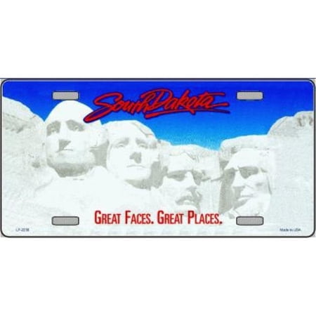 LP-2256 South Dakota State Background Blanks Flat- Automotive License Plates Blanks for Customizing