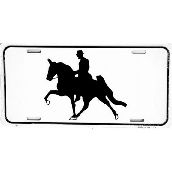 LP - 352 Horse with Rider License Plate - 40