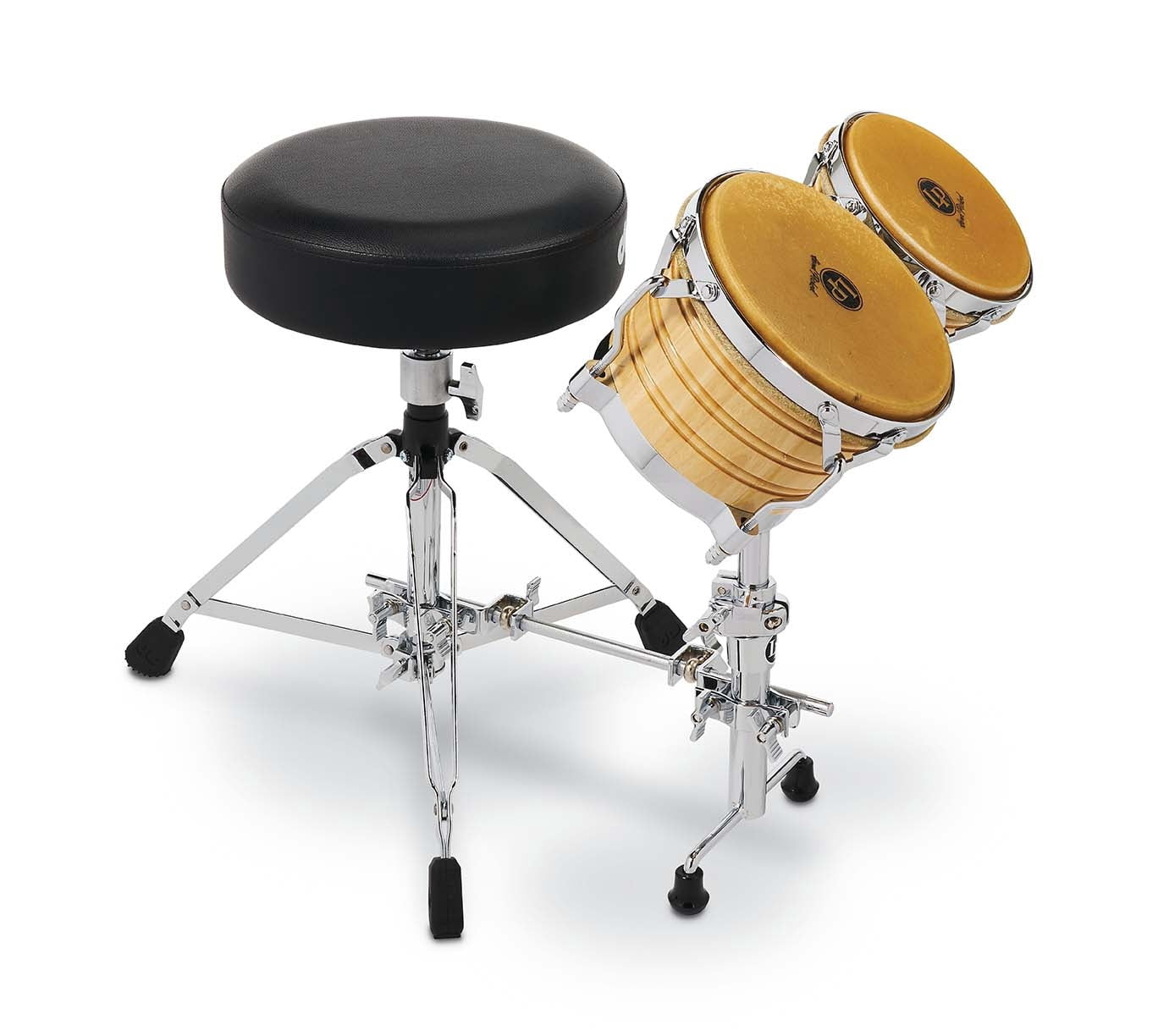 LP Bongo Stands (LP330D) Chrome - Walmart.com