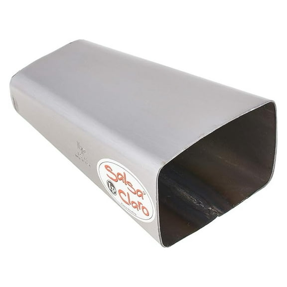 LP Claro Bongo Handheld - Silver - Compact Percussion Instrument - Bright Lively Sound - Made in USA - Ideal for Musicians & Enthusiasts