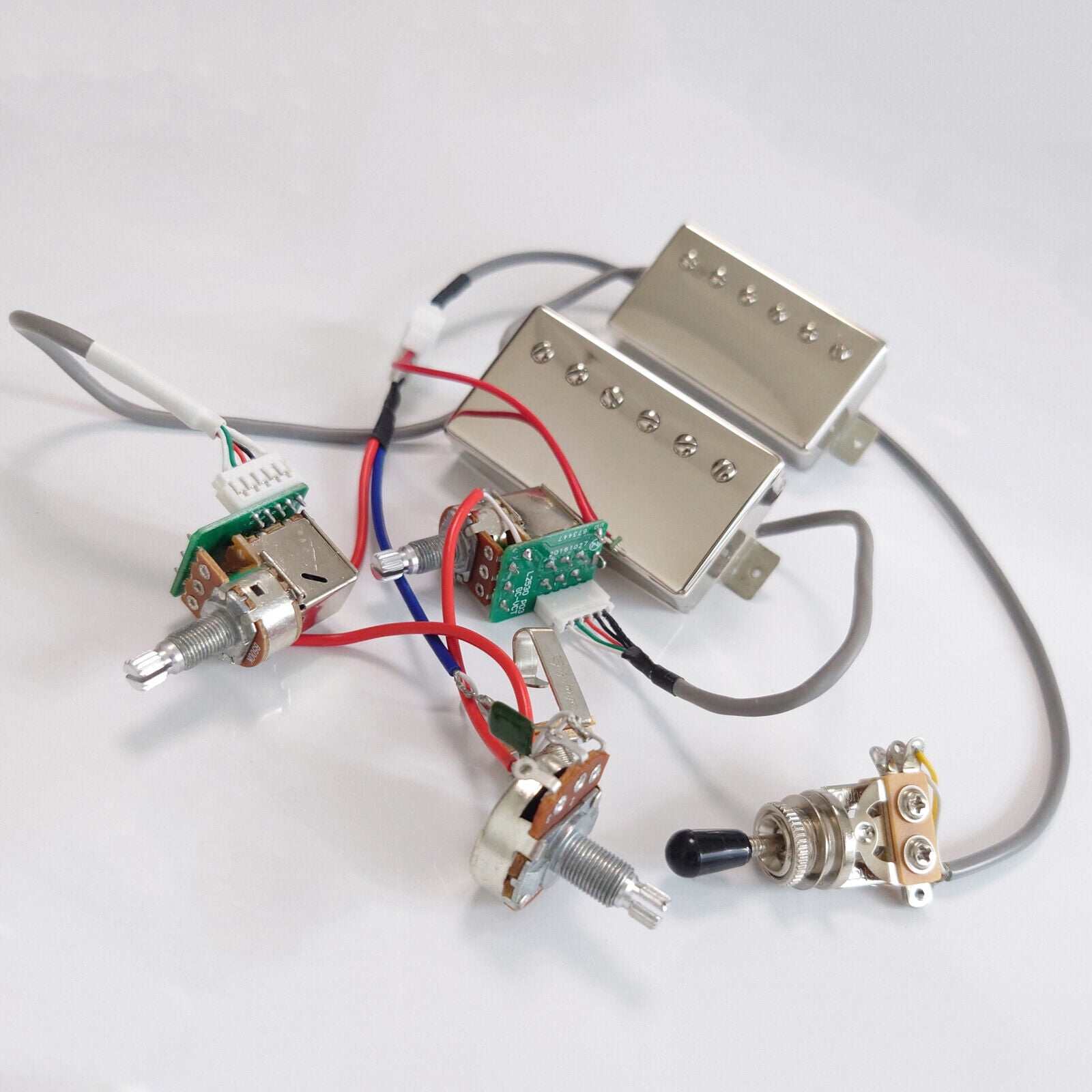LP Classic 57 Plus Guitar Humbucker Pickup Alnico 2 Bridge&Neck with Harness 4C for Electric Guitar Replacement Parts