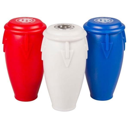 LP Conga Shaker Trio Shaker LP017 Multi-Colored Steel Set of 3 with Soft Medium