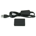 thumbnail image 1 of LP-E12 Dummy Battery DC Drive Power Adapter Kit for Canon EOSM, M2, M10, M50, M100, M200, M50 Mark II, 1 of 2