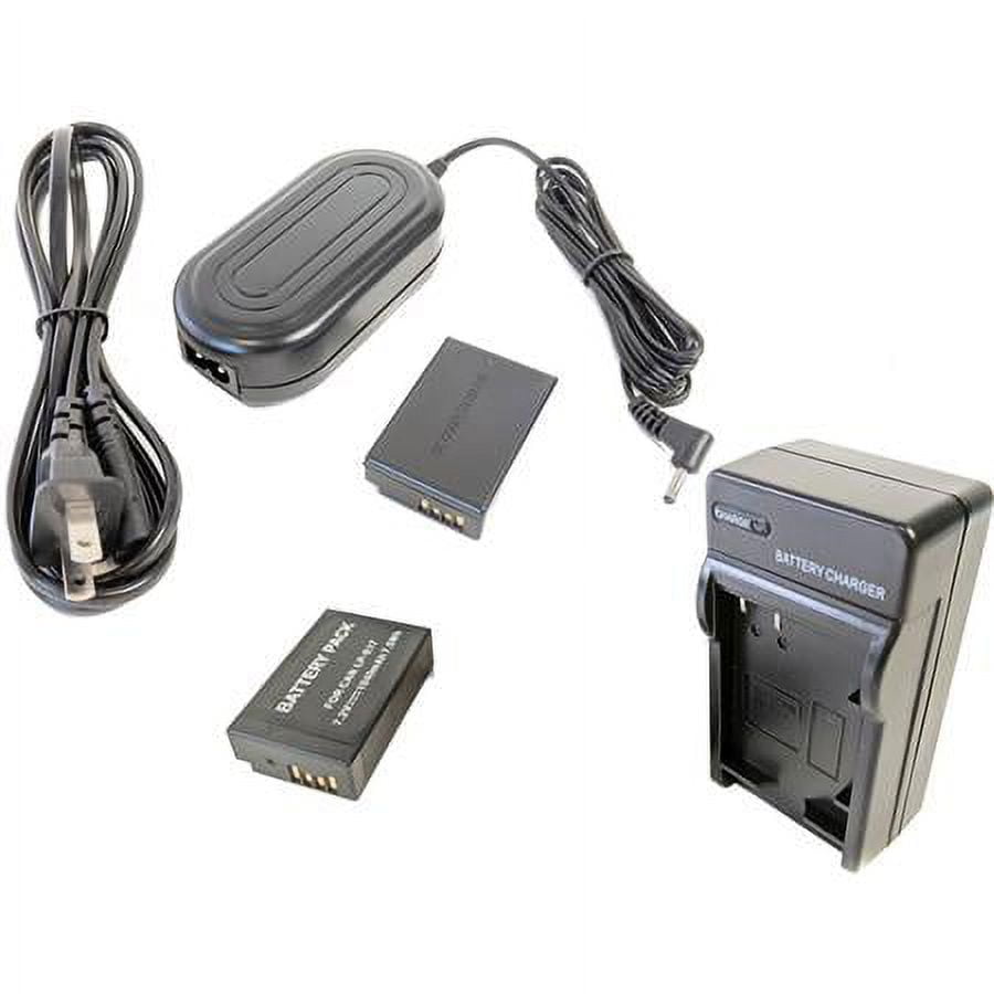 LP-E17 Battery, Charger, Coupler & AC Adapter Kit for Canon Cameras ...