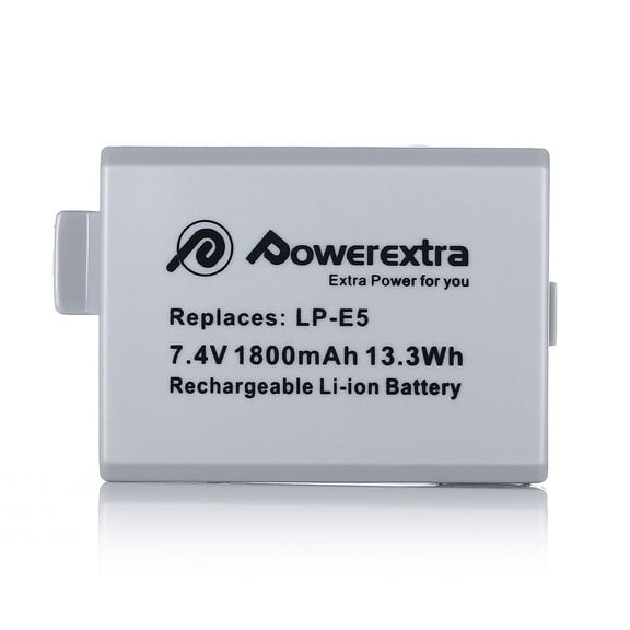 LP-E5 LPE5 Battery 2000mAh for Canon EOS Rebel XS XSi T1i 450D