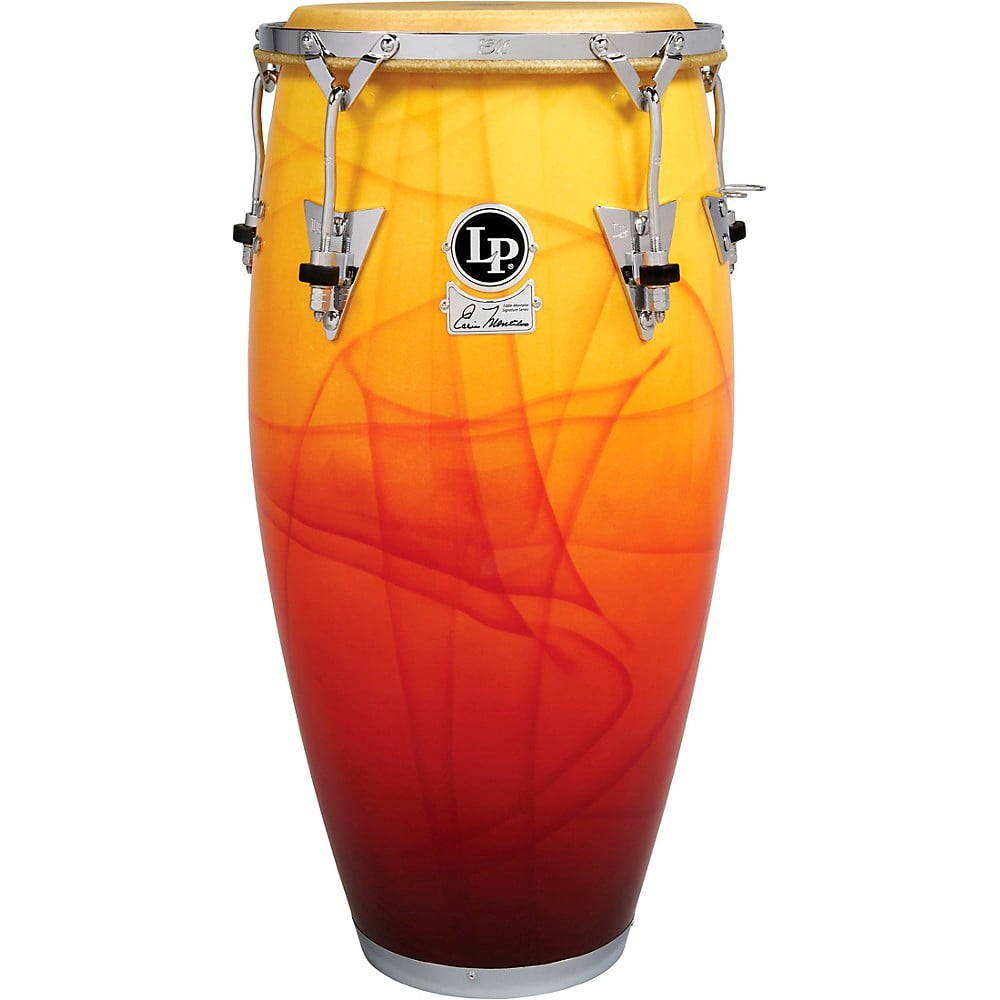 Latin Percussion Conga-Set Aspire Vintage Sunburst – 2 Congas Mit Ständer, Aus Siameiche