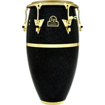 Latin Percussion LP809Z Galaxy Fiberglass Conga - Black Hologram with Gold Tone Hardware