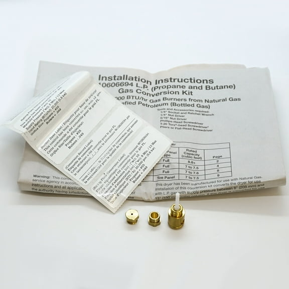 LP Gas Conversion Kit fits Whirlpool Range, AP5781887, PS8691743, W10606694A