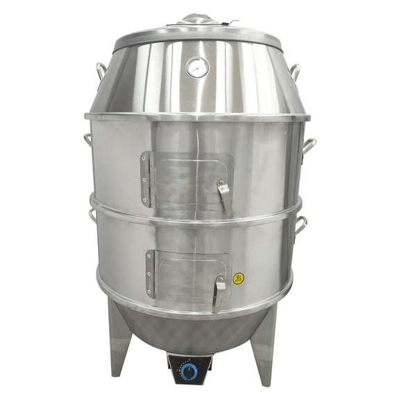 LP Gas Duck Roaster Grill Stainless Steel Roast Duck Oven 31.5x55.12inches 3 Tier with Hooks and BBQ Net