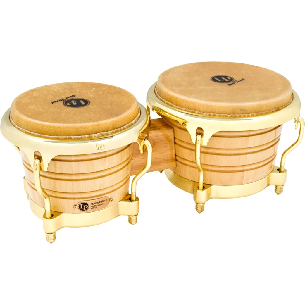 LP ボンゴ GENERATION II LP Generation II Bongos, Natural/Gold - Walmart.com