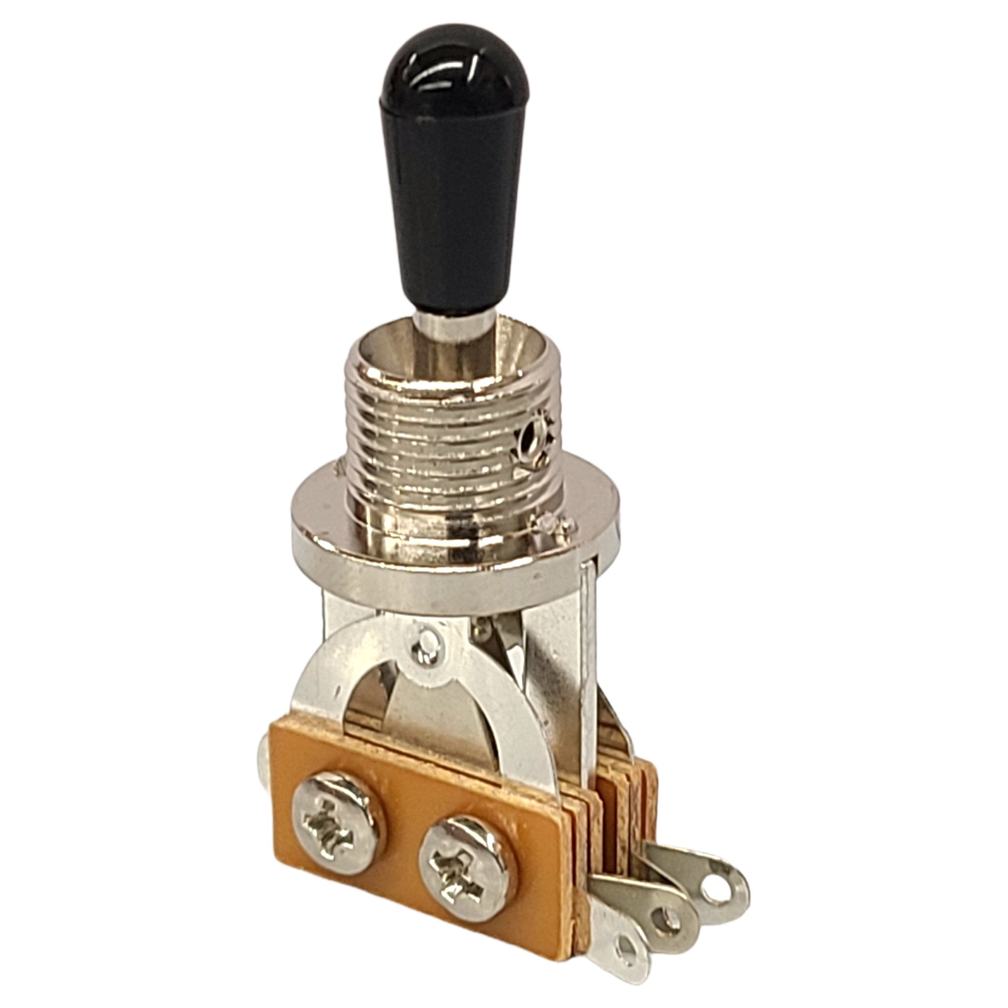 LP Guitar Toggle Switch Metric Chrome Black Tip Les Paul Electric 3 Way